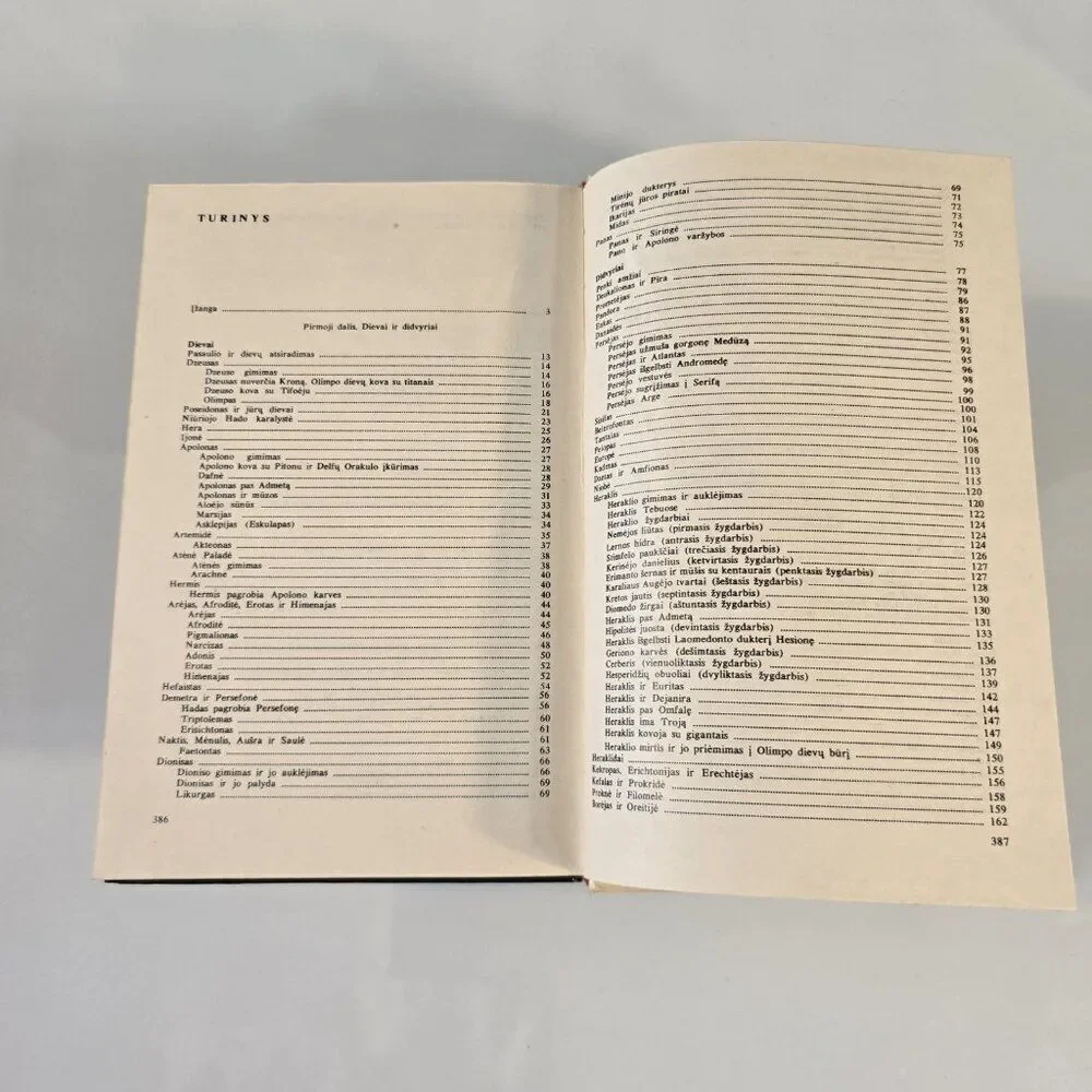 Senovės Graikijos Legendos N Kunas Book In Lithuanian Language Vintage 1984 HC